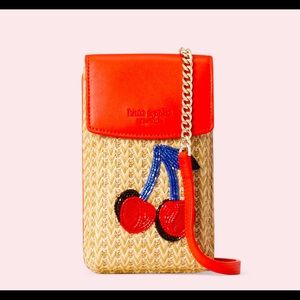 KATE SPADE ‘Cherry’ Novelty Crossbody Phone Bag